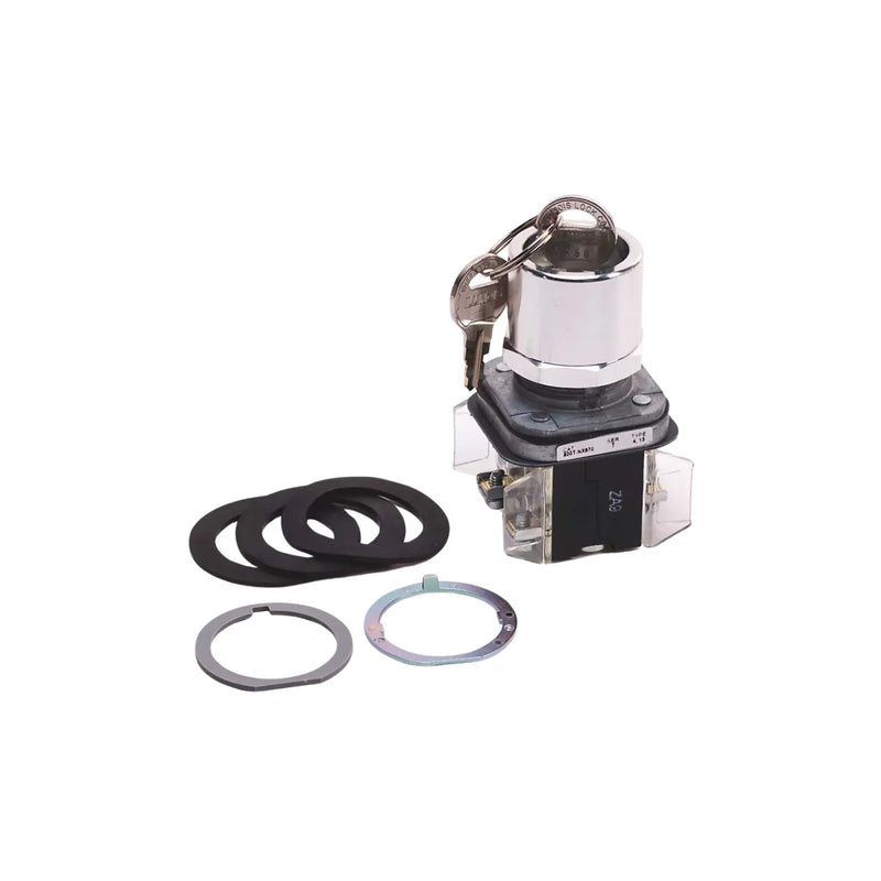 Interruptor Allen-Bradley 800T-NX970, 600V AC, 10A, design resistente para aplicações industriais exigentes.