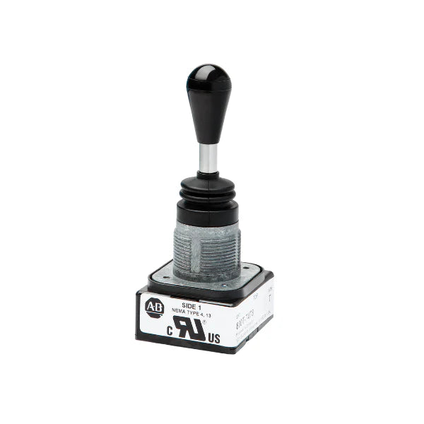Interruptor de alavanca Allen-Bradley 800T-T4T8 para controle direcional em ambientes industriais, padrão 30,5mm.
