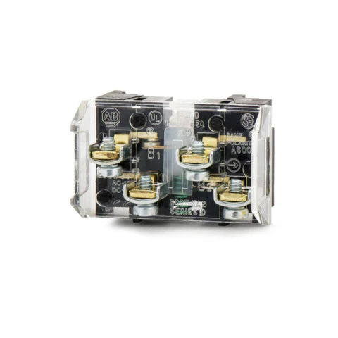 Bloco de Contato Raso Allen Bradley 800T-XA2 para controle confiável e design compacto em ambientes industriais.