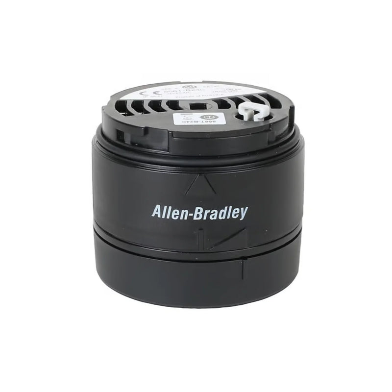 Vista detalhada da Luz de Torre Allen-Bradley 856T-B24SNC, ideal para sinalização em ambientes industriais exigentes.