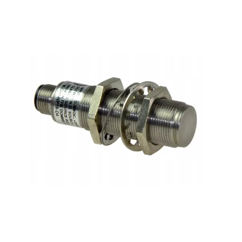 Sensor de proximidade indutivo Allen-Bradley 871TM-DH5NP18-D4, barril 18mm, distância de detecção 5mm, saída PNP N.O.