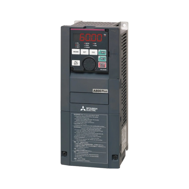 Inversor de frequência variável Mitsubishi, 40 HP, 460V, trifásico, série A840