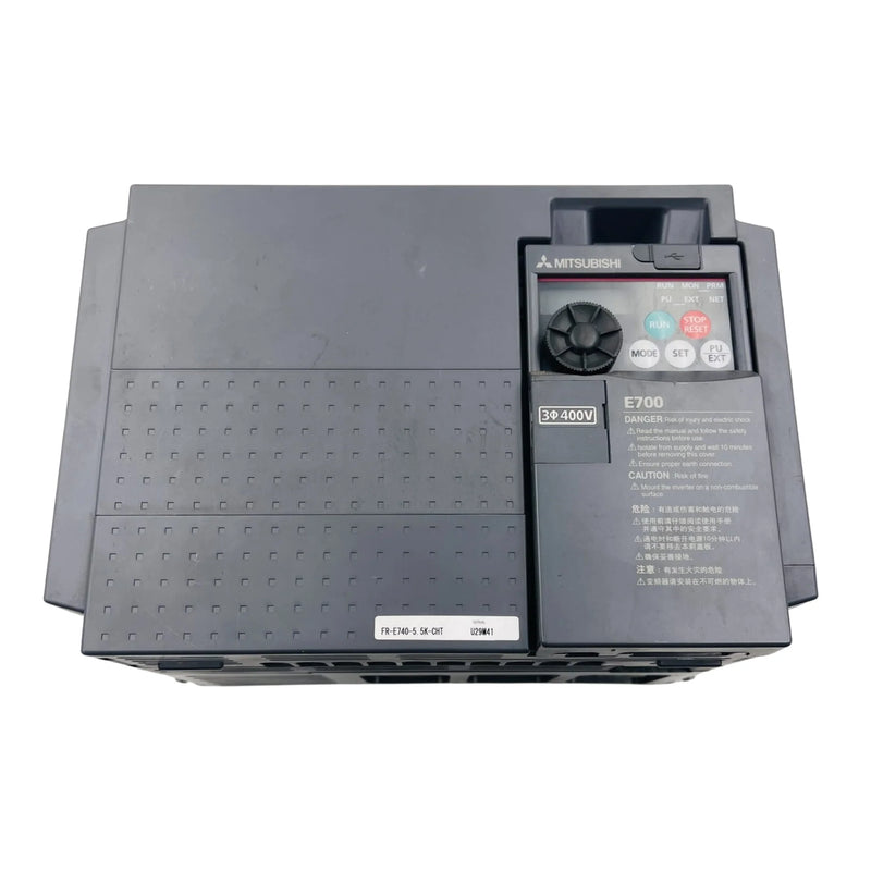 Inversor Mitsubishi FR-E740-5.5K-CHT, 5,5 kW, 380-480 V, série FR-E700 VFD compacto