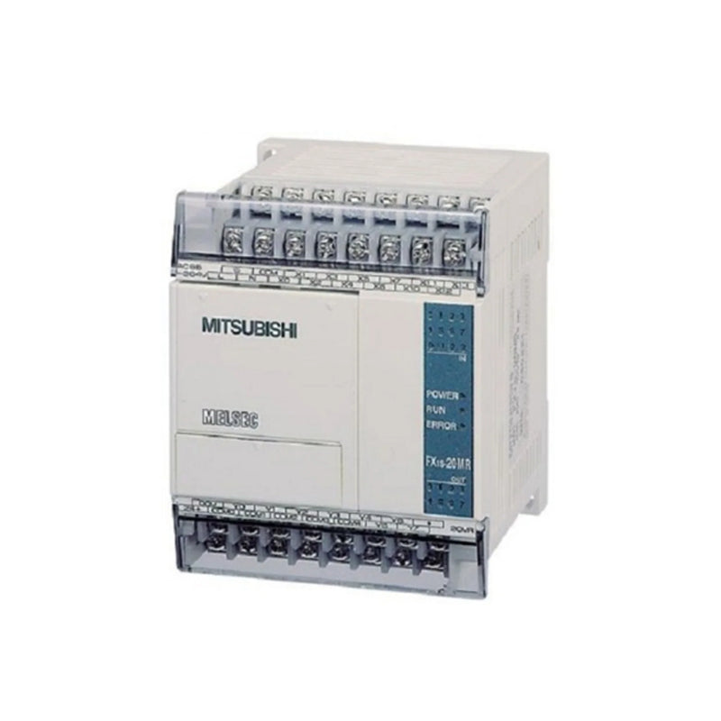 PLC Mitsubishi FX1S-20MT-001, 20 E/S, 24 V DC, saídas de transistor, CPU série FX1S compacta