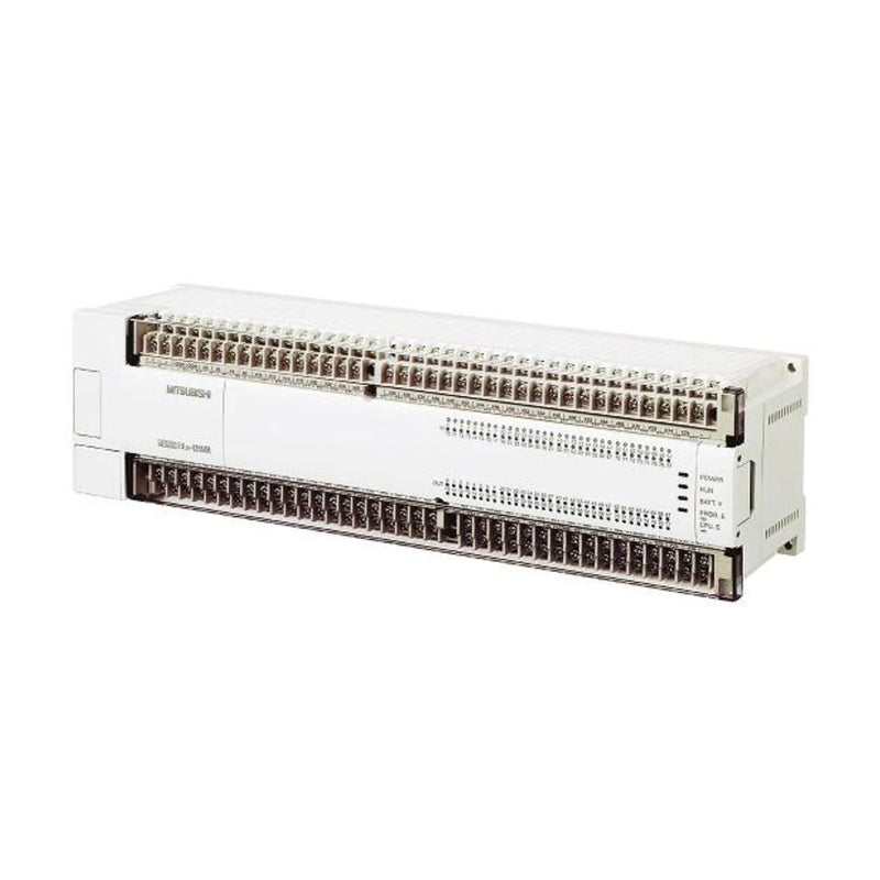 Controlador PLC Mitsubishi FX2N-128MT-ES/UL com 128 I/O e certificação UL para controle industrial de alta capacidade.