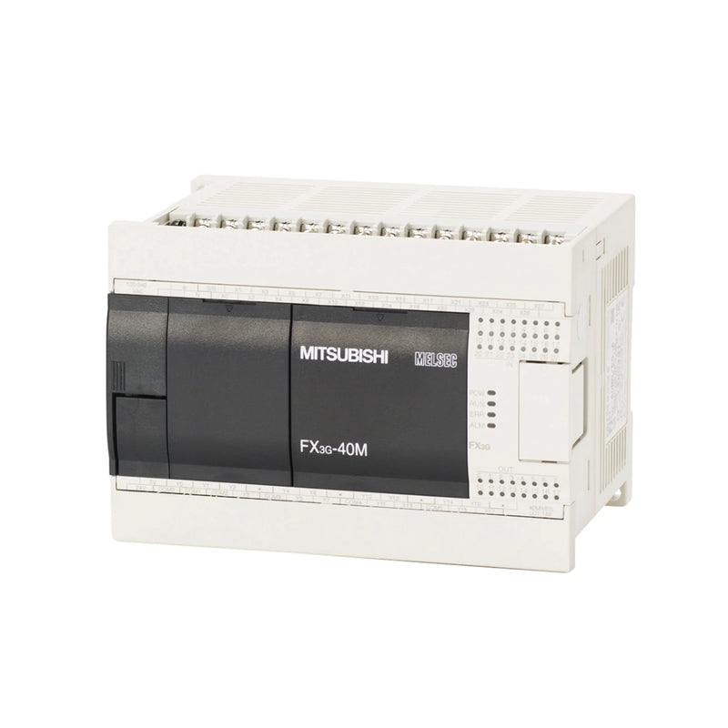 PLC Mitsubishi FX3GA-40MR-CM, 40 I/O, 100–240V CA, saídas de relé, USB e RS-422, CPU série FX3GA