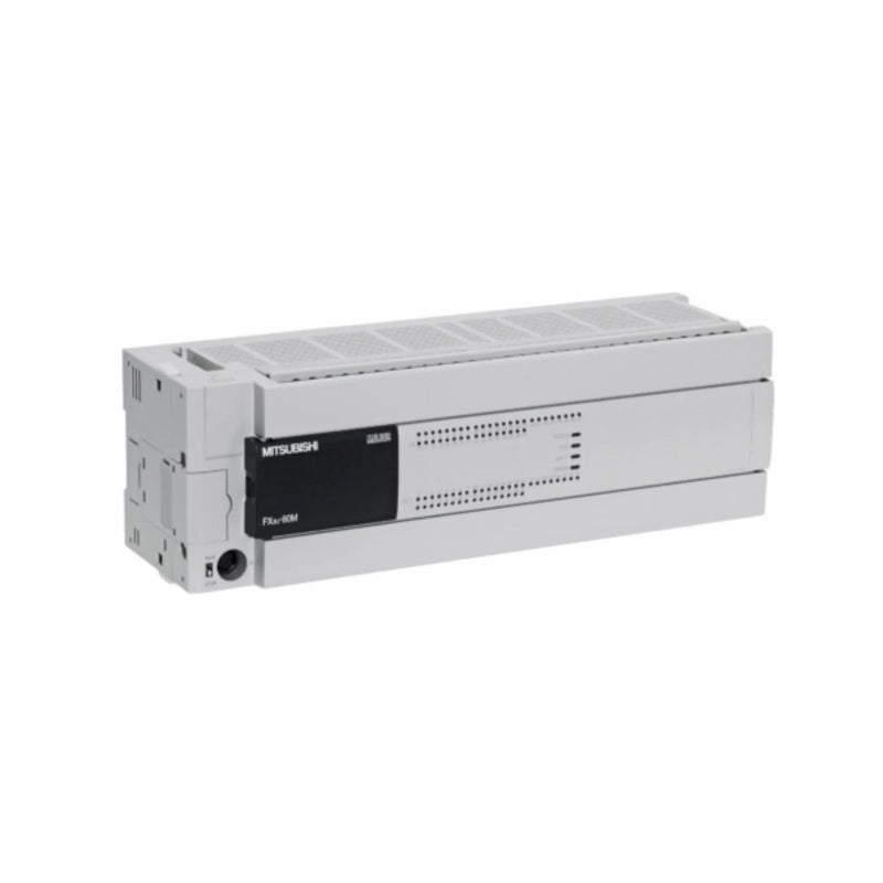 Mitsubishi FX3U-80MR/ES-A PLC, 80 I/O, 100–240V AC, saída a relé, unidade base FX3U para automação escalável.