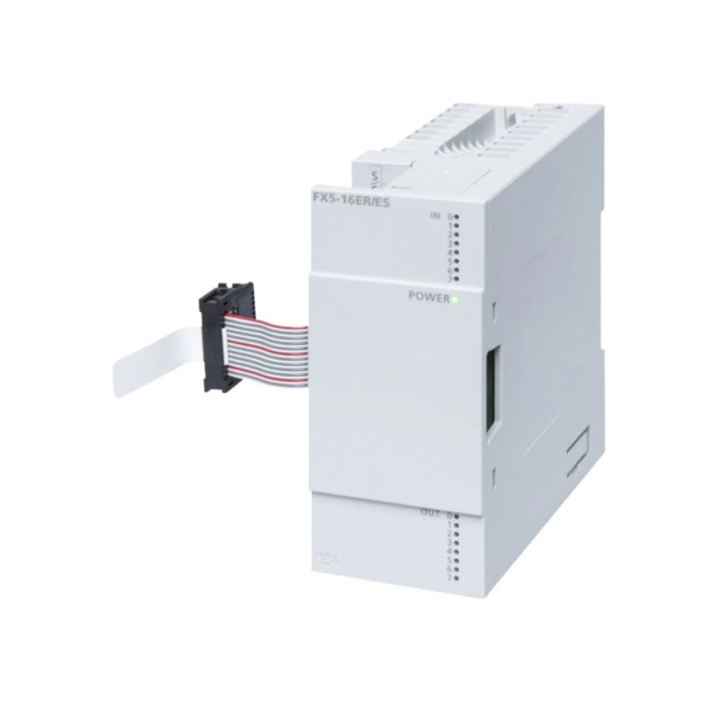 Módulo de saída de relé Mitsubishi FX5-16ER/ES, 16 pontos, 24 V DC, série iQ-F