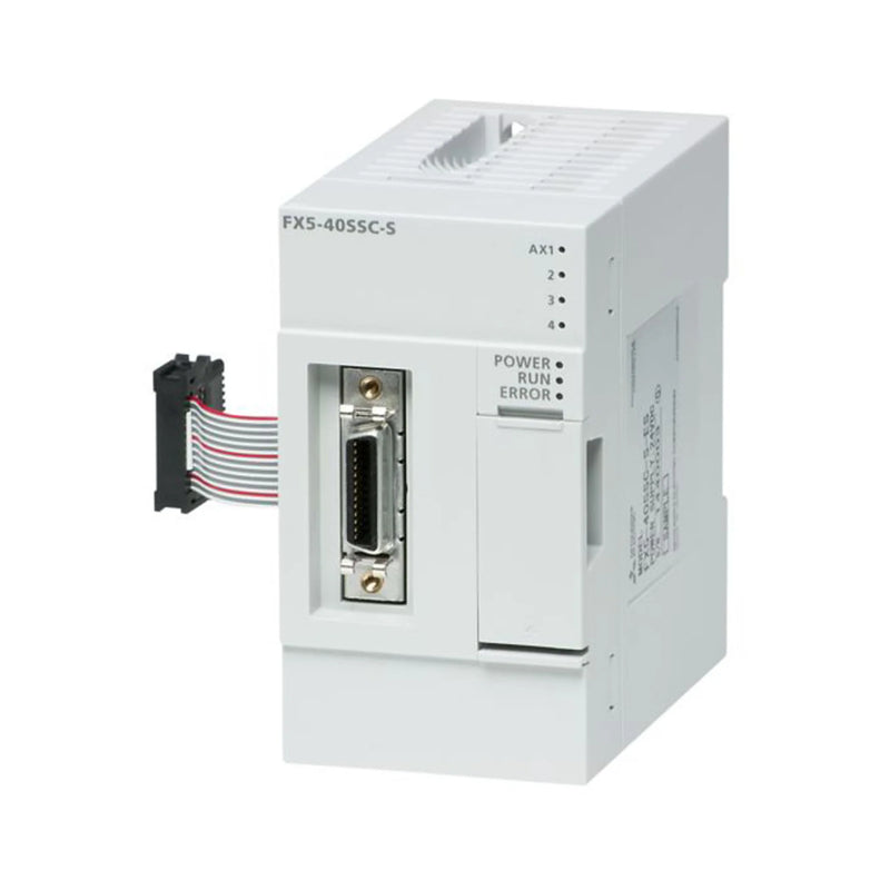 Módulo de movimento Mitsubishi FX5-80SSC-S, controlador servo SSCNET III/H de 8 eixos para PLCs FX5U/FX5UC