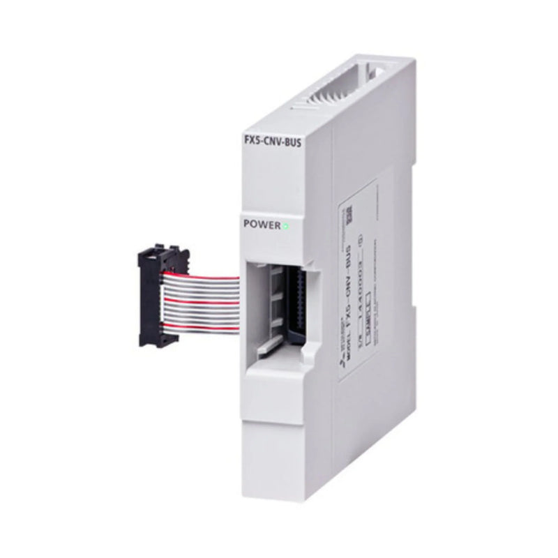 Conector de expansão Mitsubishi FX5-CNV-BUS para unidade base FX5 a módulo de extensão, adaptador compacto de barramento para PLCs