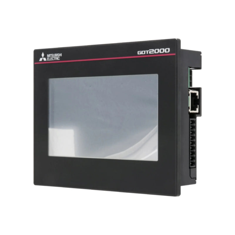 HMI Mitsubishi GT2104-PMBD, tela sensível ao toque de 4,3”, Ethernet, série GOT2000