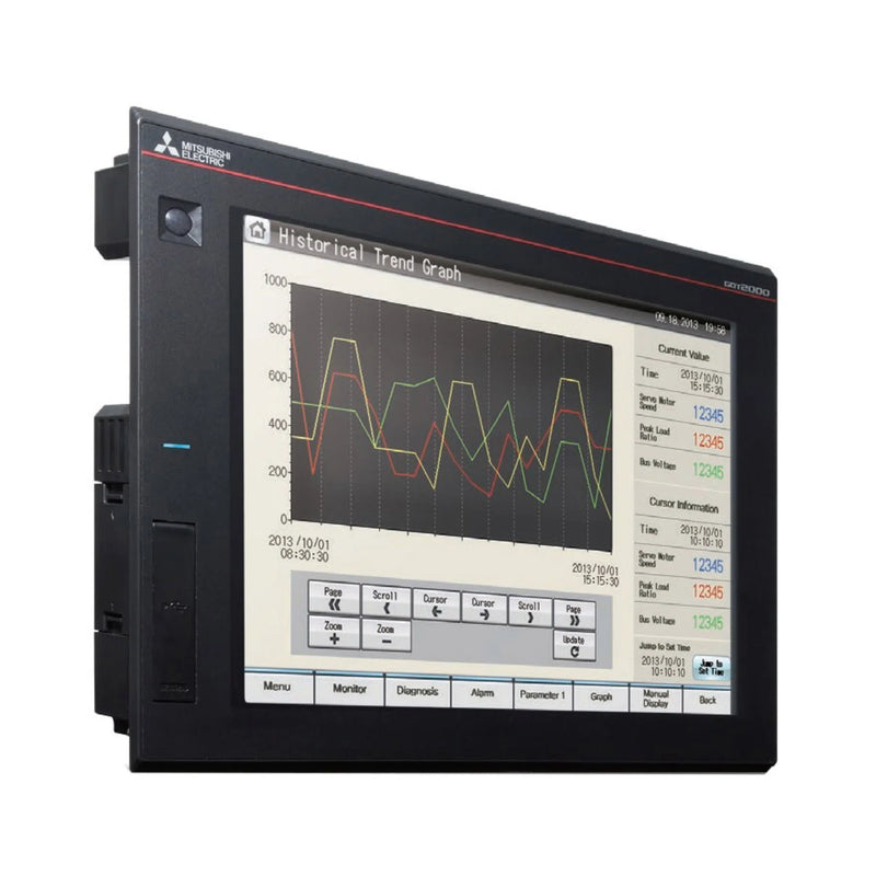 HMI Mitsubishi GT2712-STBA com tela 12,1