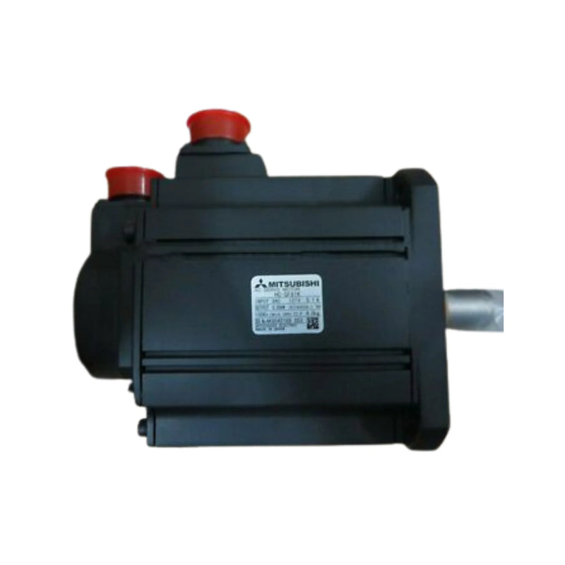 Motor servo Mitsubishi HC-SF81K, 0,75 kW, 200 V, 3000 RPM, eixo com chaveta para automação industrial