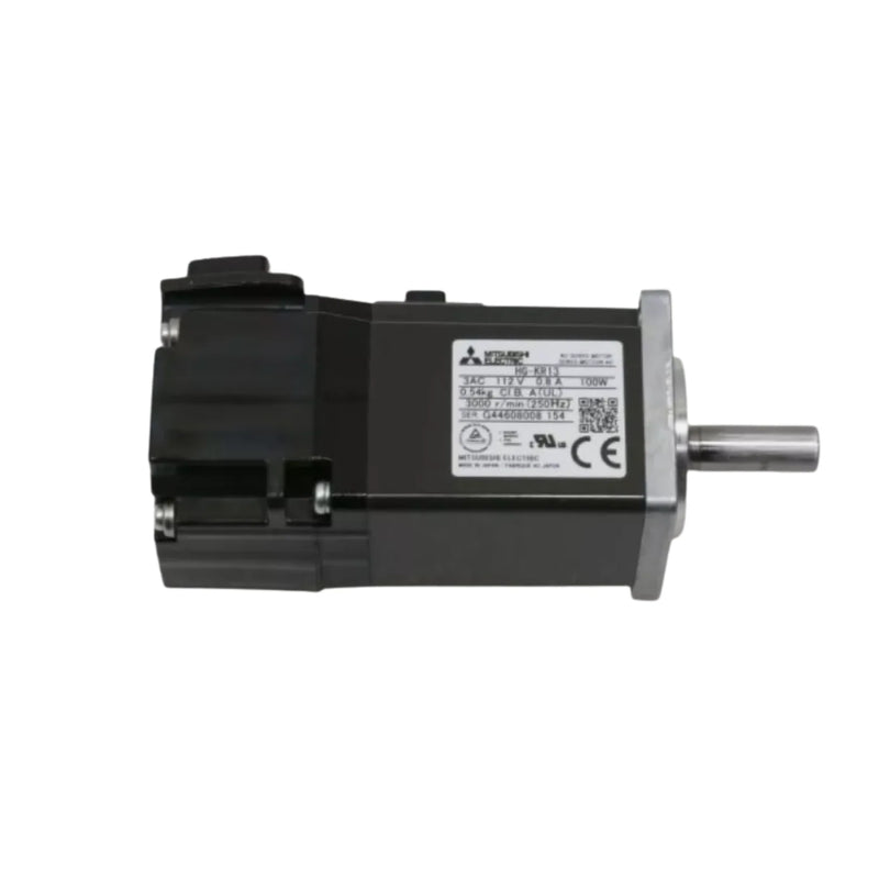 Motor de servo Mitsubishi HG-KR13, 100W, 200V AC, 3000 RPM, encoder 22 bits, design compacto, série HG-KR.