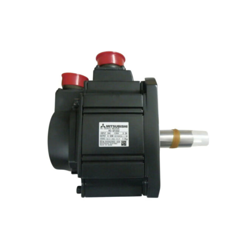 Motor servo Mitsubishi HG‑SR352K, 0,75 kW e 3000 rpm, encoder absoluto para controle preciso de movimento.