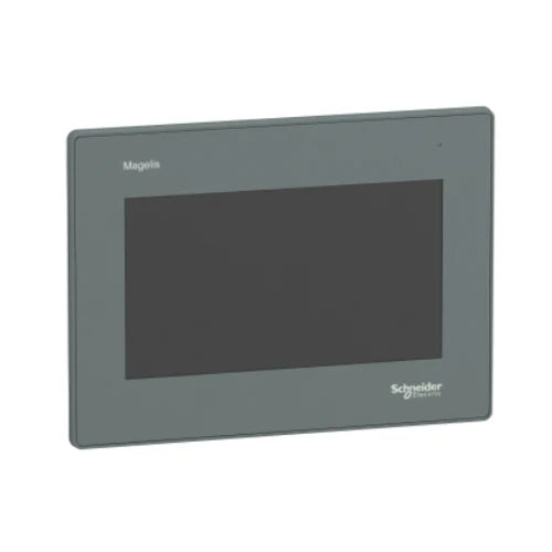 Interface HMI Schneider Electric HMIGXU3512 Harmony GXU com tela touchscreen industrial de 12,1 polegadas.