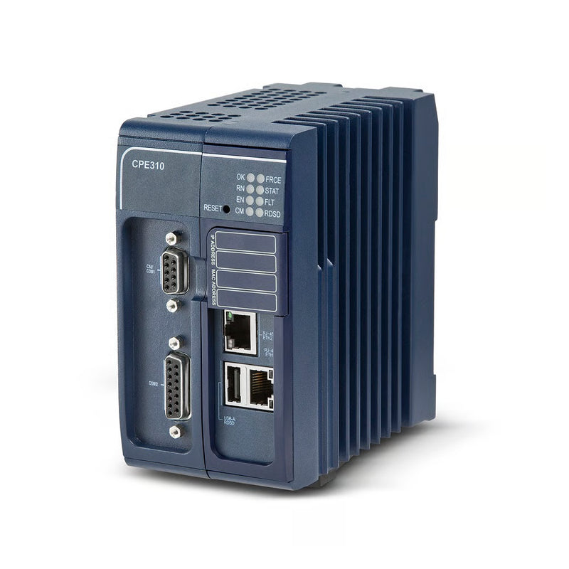 Controlador GE IC695CPE310 PACSystems RX3i CPU de automação industrial com Ethernet e módulos E/