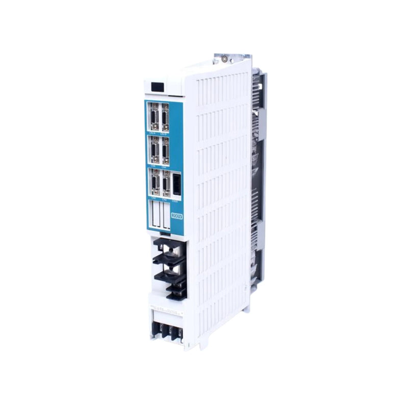 Servo Drive Mitsubishi MDS-C1-V1-20, design robusto para automação industrial e controle preciso de movimento.