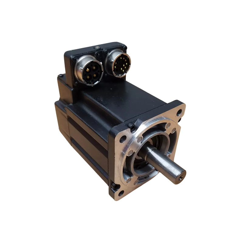 Servo motor Allen-Bradley MPL-A310P-MK22AA, baixa inércia, alto torque, para controle preciso em sistemas de automação.