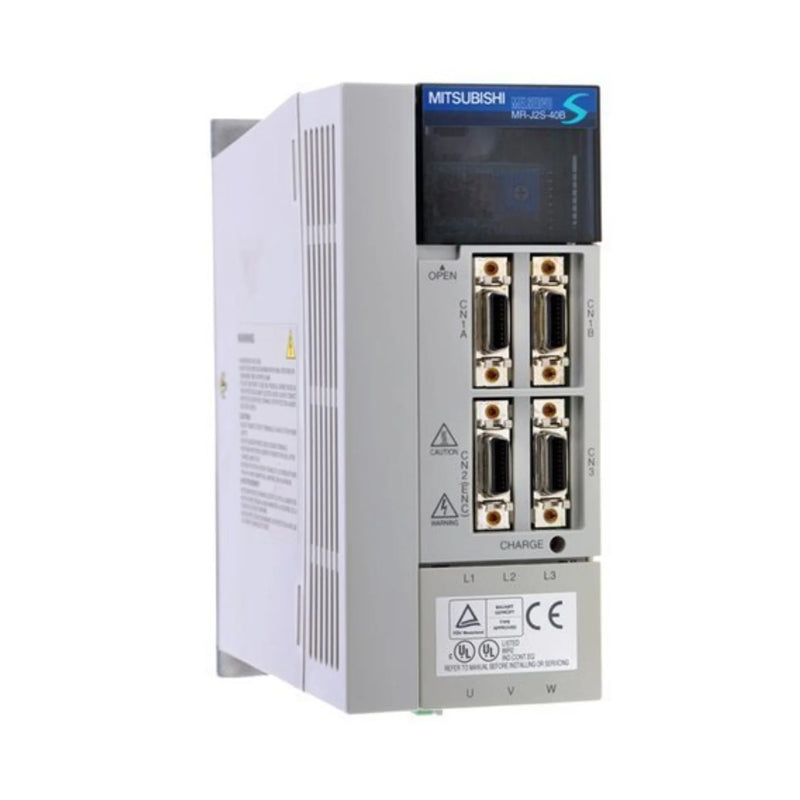 Amplificador servo Mitsubishi MR-J2S-40B, 400W, 200–230V, compatível com SSCNET, série compacta MR-J2S