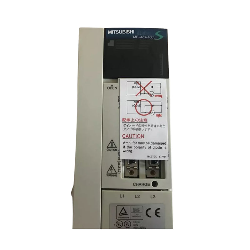 Servo drive Mitsubishi MR-J2S-40CL, 400 W, 200 V, SSCNET, série MR-J2S-CL