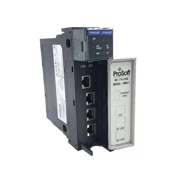 Módulo de Comunicação Modbus TCP/IP MVI56E-MNET para sistemas ControlLogix com suporte a múltiplas conexões