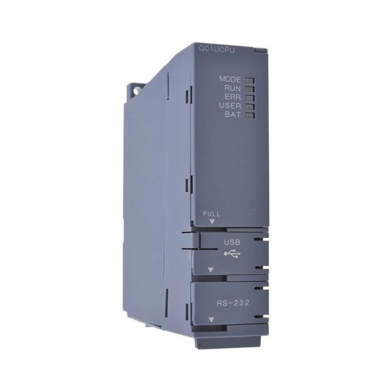 Módulo CPU Mitsubishi Q01UCPU, 20k passos, processador compacto MELSEC-Q PLC