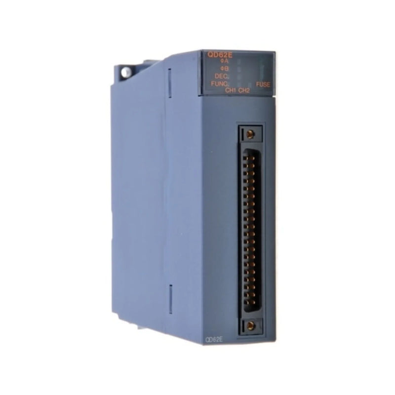 Módulo contador de alta velocidade Mitsubishi QD62E, 2 canais, 200 kHz, MELSEC-Q