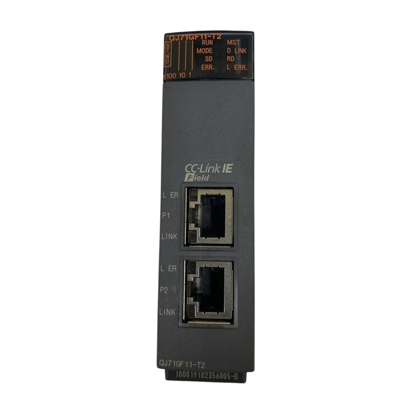 Módulo de rede óptica Mitsubishi QJ71GF11‑T2, Série Q, 1 Gbps