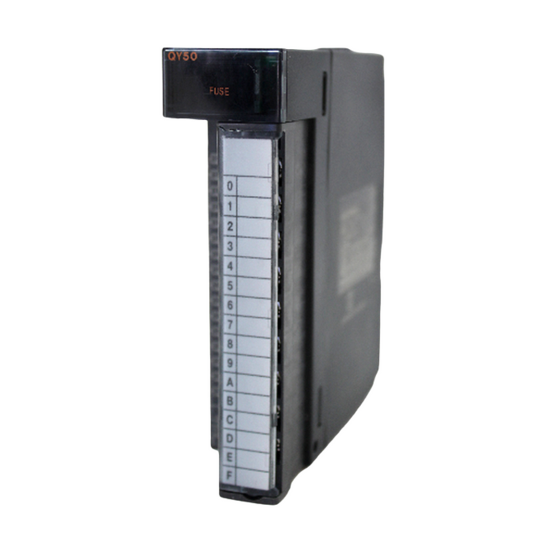 Módulo de saída digital Mitsubishi QY50, 32 pontos sink transistor, 5-30 VDC, para PLC série Q