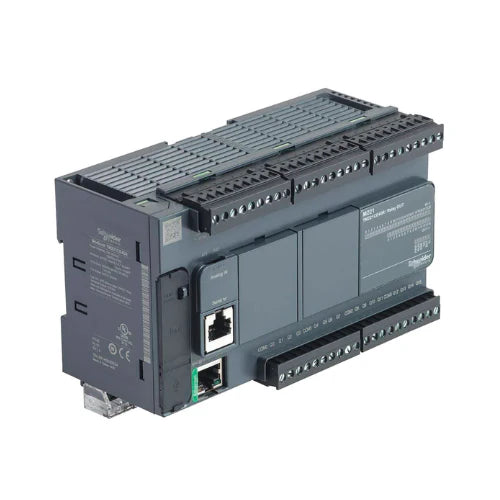 PLC Schneider Electric TM221CE40R Modicon M221 com 40 I/O, Ethernet e saídas a relé para automação industrial.