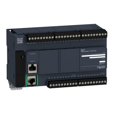 PLC Schneider Electric TM221CE40U Modicon M221 com 40 I/O digitais e Ethernet para automação industrial
