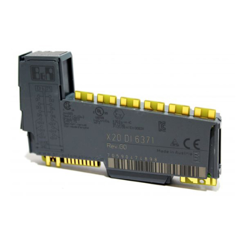 B&R B&R X20DI6371 automação industrial POWERLINK, X2X, EtherNet/IP, PROFINET (conforme modelo)