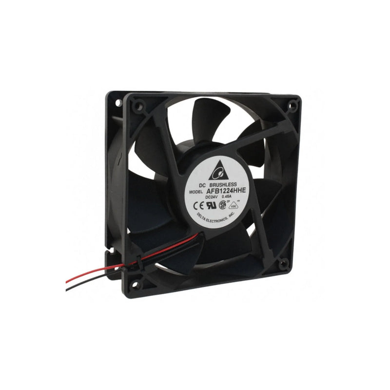 Ventilador industrial compacto Delta AFB1224HHE para resfriamento de sistemas eletrônicos e maquinário