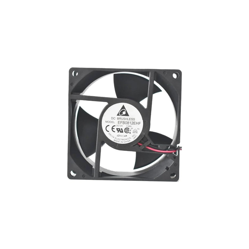 Ventilador industrial Delta EFB0812EHF, compacto e de alta eficiência para refrigeração de equipamentos eletrônicos