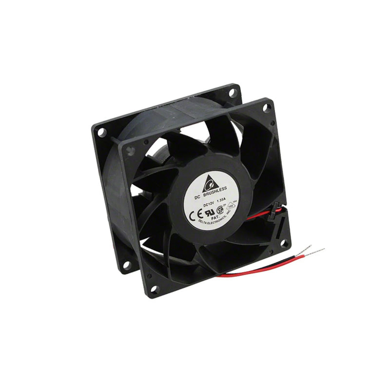 Ventilador industrial Delta FFB0812EHE, modelo compacto e eficiente para resfriamento de equipamentos eletrônicos