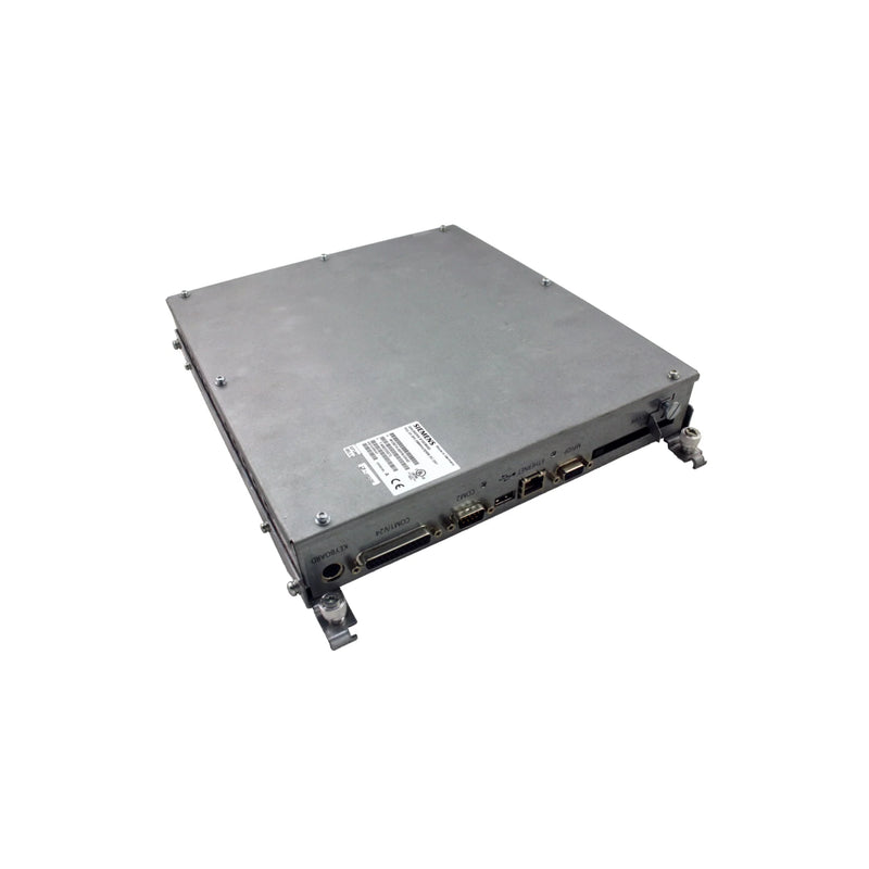 Painel HMI Siemens 6FC5210-0DF00-0AA2 com design compacto e recursos avançados para automação industrial.