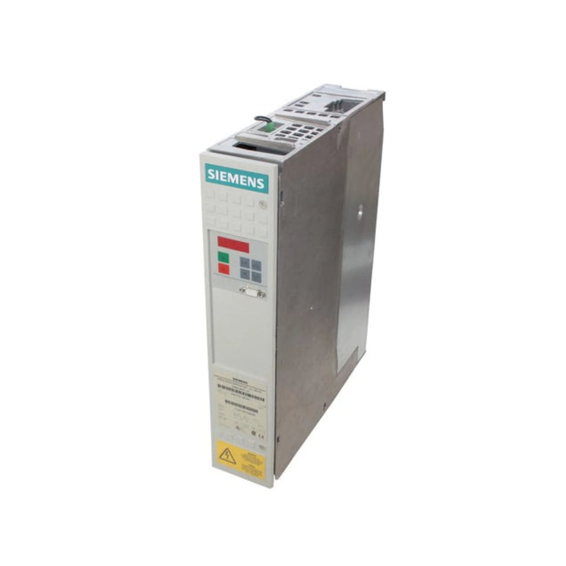 Conversor Siemens 6SE7016-1TA51-Z, 16 A, para controle industrial de motores.