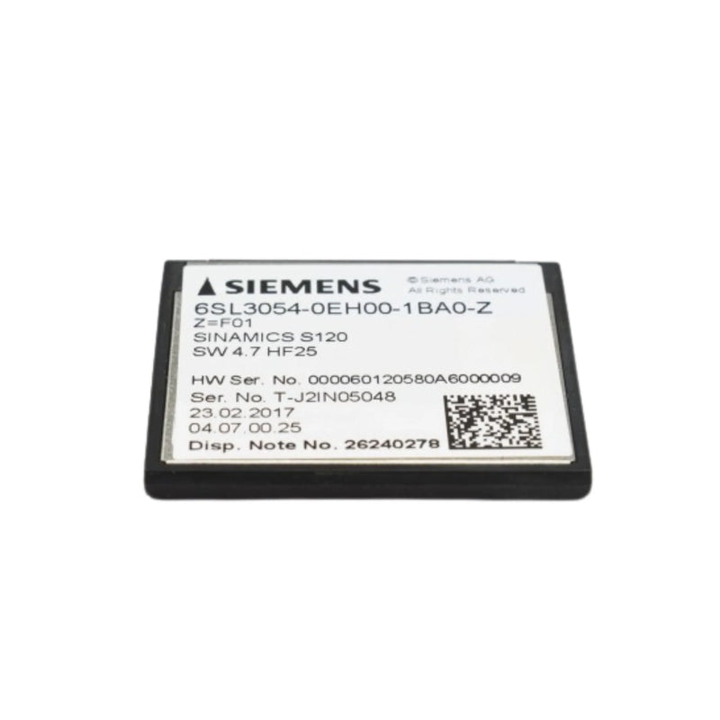 Unidade de controle CU310-2 DP Siemens 6SL3054-0EH01-1BA0 para controle preciso de motor de eixo único.
