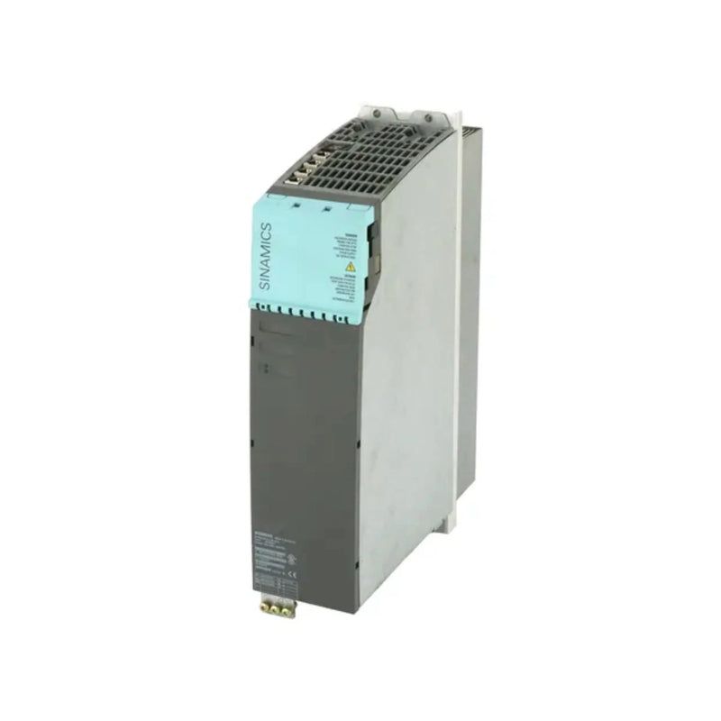 Módulo de motor duplo Siemens 6SL3121-2TE21-0AA3 S120 para automação industrial com 2 × 10 A.