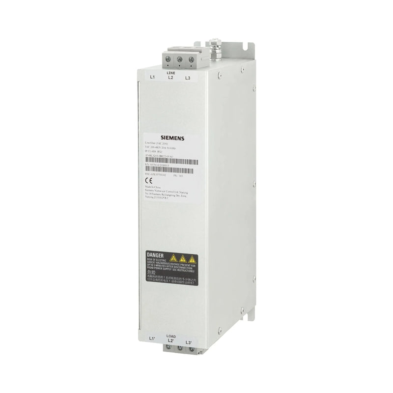 Unidade de controle Siemens 6SL3203-0BE21-2VA0 CU240B para controle de motor industrial de 1 eixo.