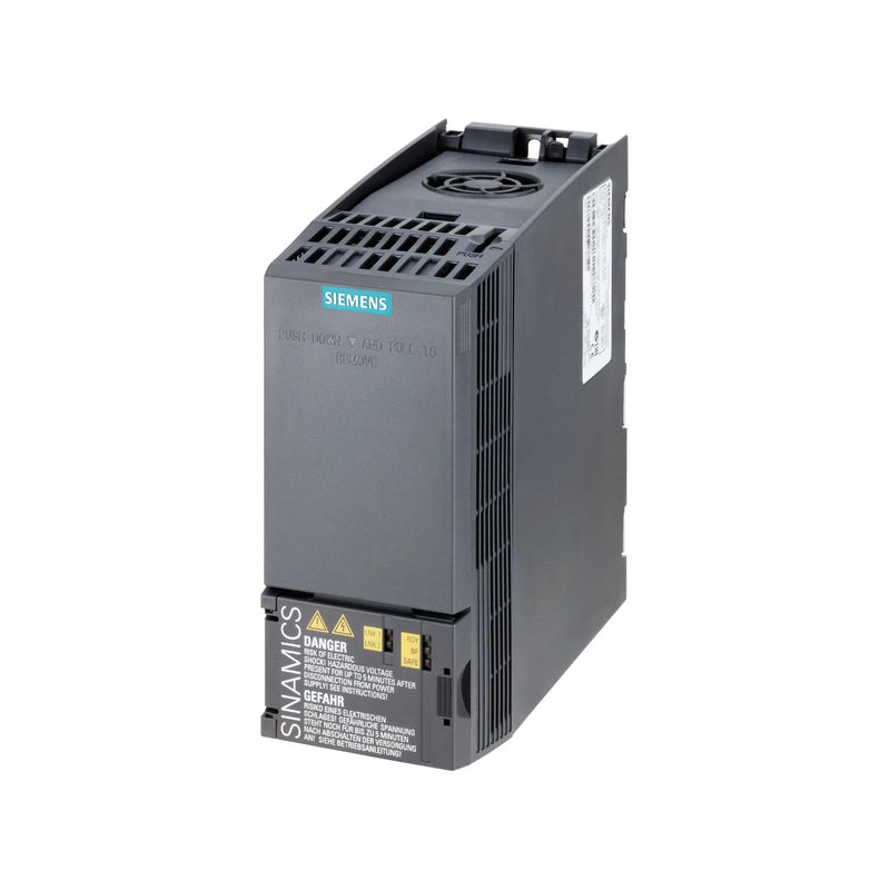 Módulo de motor Siemens 6SL3210-1KE12-3AB2 SINAMICS S120, 23 A, 600 V DC, para controle de movimento industrial.