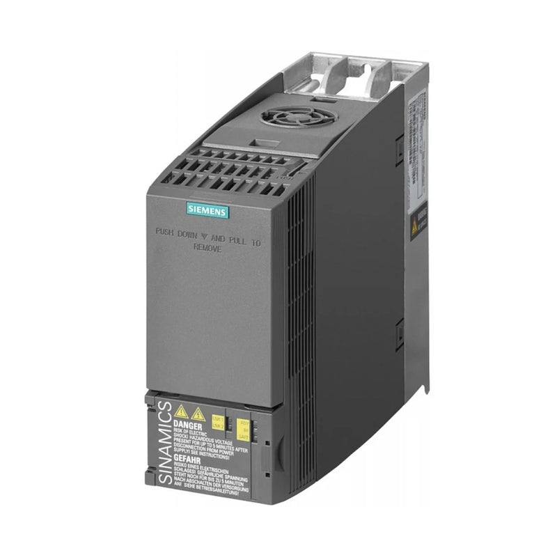 Módulo de potência Siemens 6SL3210-1KE14-3UF1, 75 kW, 400 V, para controle industrial de motores.