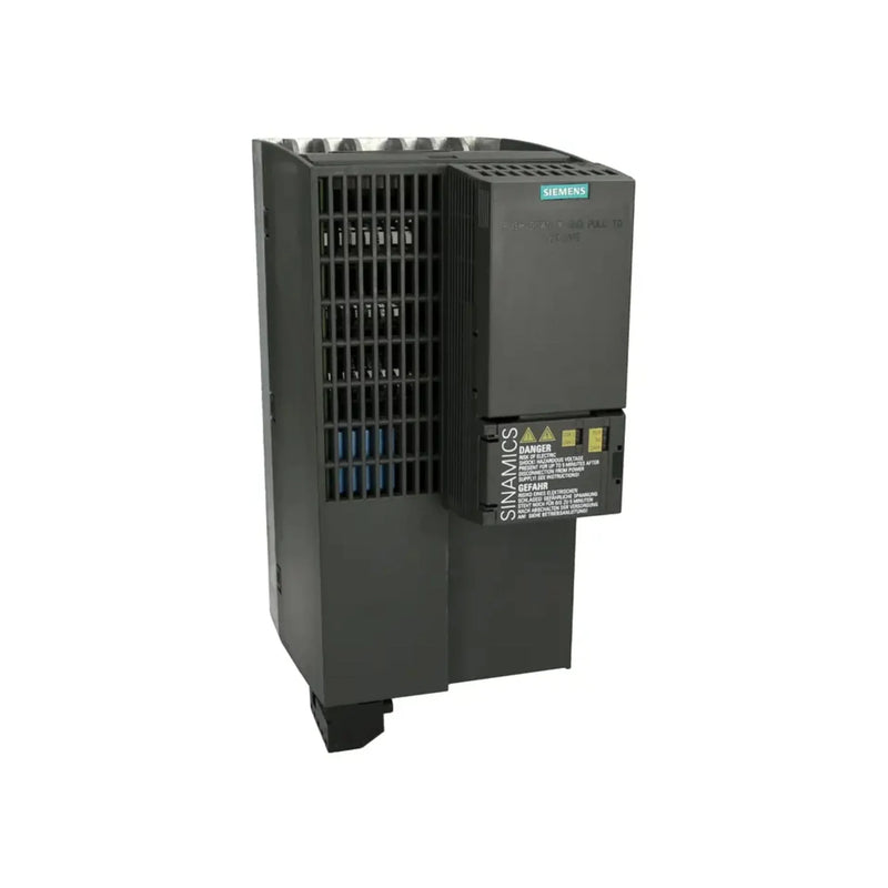 Inversor compacto Siemens 6SL3210-1KE23-8AB1, 15 kW, 400 V, para controle de motor industrial.