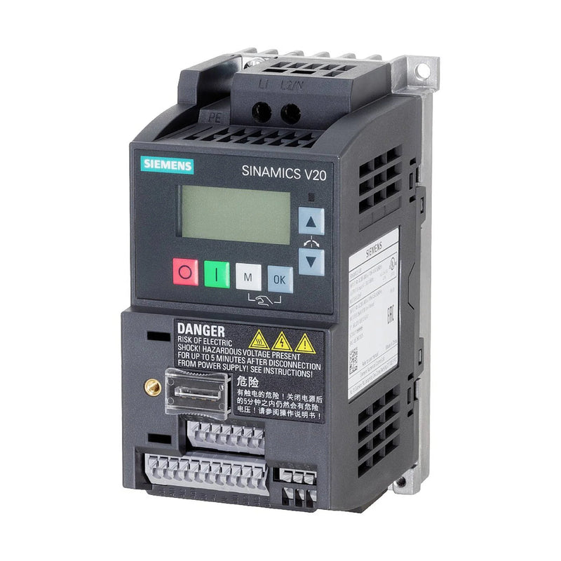Inversor Siemens 6SL3210-5BB11-2UV1, 75 kW, 400 V, controle industrial de alta potência.