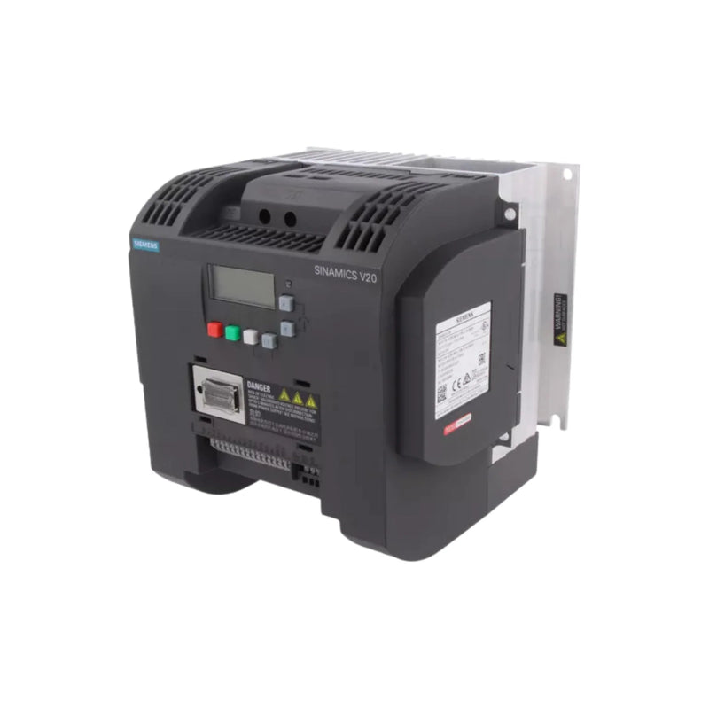 Inversor Siemens 6SL3210-5BB22, 7.5 kW, controle preciso de motor industrial.