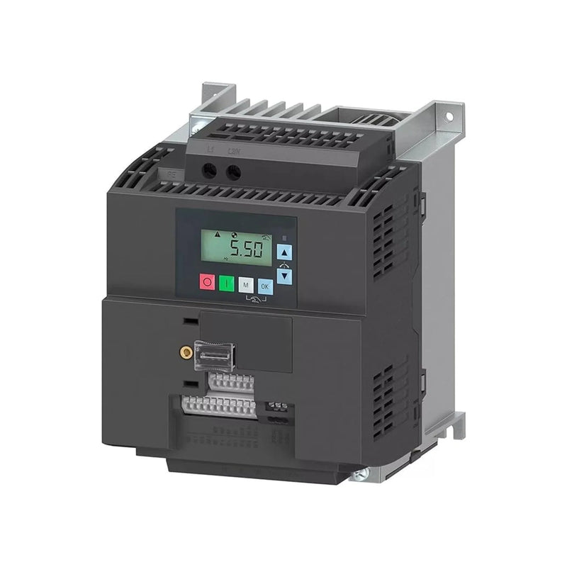 Inversor Siemens 6SL3210-5BB23-0BV1, 90 kW, 400 V, controle industrial de alta potência.