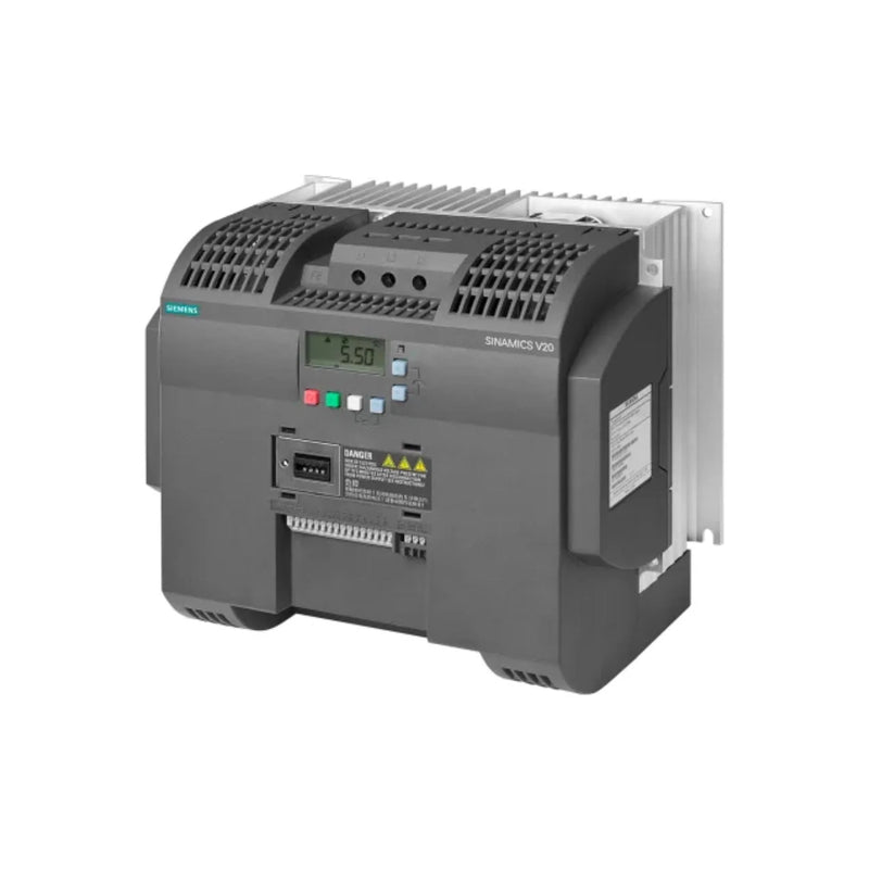 Inversor Siemens 6SL3210-5BE31-5UV0, 15 kW, 400 V, compacto com STO e interface RS-485.