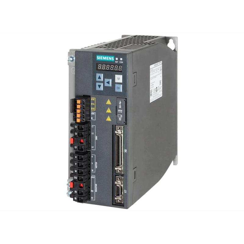 Módulo de potência Siemens 6SL3210-5FB10-8UA0, 30 kW, 500–690 V, para controle de motores industriais.