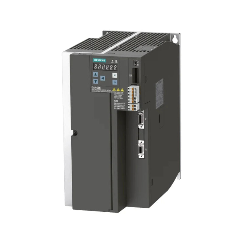 Módulo Siemens 6SL3210-5FE17-0UF0, SINAMICS G120, 30 kW, 400 V, controle eficiente de motores industriais.
